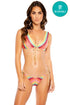 Luli Fama Muse Feels Wavey Ruched Back Full Tie Side Bottom